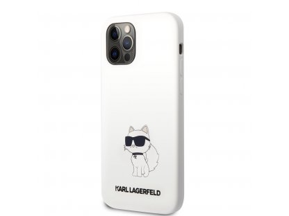 Liquid Silicone Choupette NFT Zadní Kryt pro iPhone 12/12 Pro - bílé