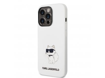 Liquid Silicone Choupette NFT Zadní kryt pro iPhone 14 Pro Max - bílé