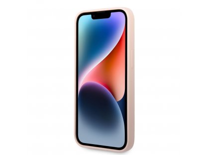 Liquid Silicone Ikonik NFT Zadní Kryt pro iPhone 14 - růžové