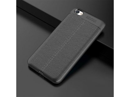 Litchi Pattern elastické pouzdro Xiaomi Redmi 5A černé