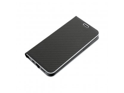 Pouzdro LUNA Book Carbon pro SAMSUNG A05s - černé