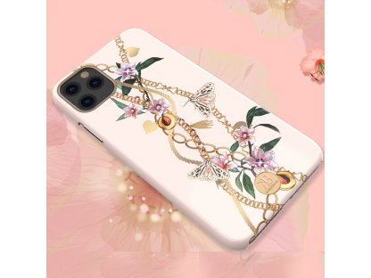 Luxury Series pouzdro zdobené krystaly Swarovski iPhone 11 Pro růžové