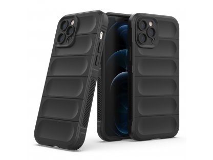 Magic Shield zadní kryt pro iPhone 12 Pro flexibilní pancéřovaný černý