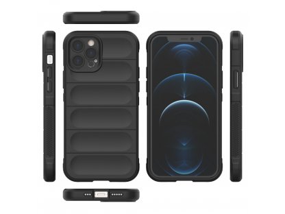 Magic Shield zadní kryt pro iPhone 12 Pro flexibilní pancéřovaný černý