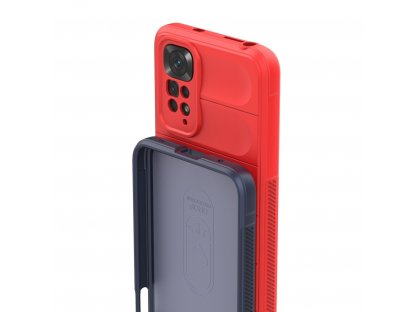 Magic Shield zadní kryt pro Xiaomi Redmi Note 11 flexibilní pancéřový tmavě modrý