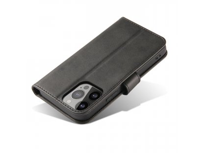 Magnetický kryt Cover with Flip Wallet Stand pro Xiaomi Redmi Note 12 5G / Poco X5 5G - černý