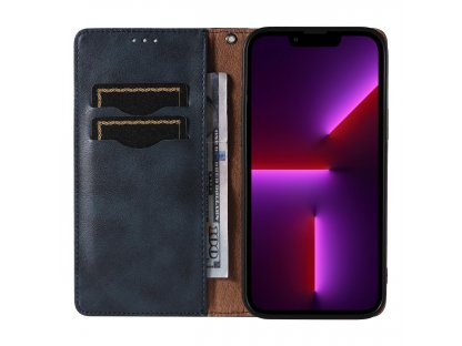 Knížkové pouzdro s magnetickým popruhem pro Samsung Galaxy A34 5G modré