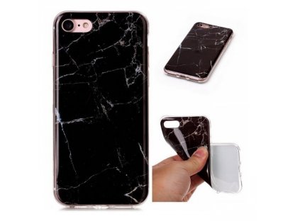 Marble gelové mramorované pouzdro iPhone 11 černé