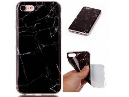 Marble gelové pouzdro mramorované iPhone 12 mini bílé