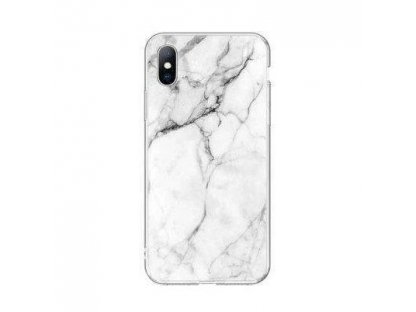 Marble gelové pouzdro mramorované Xiaomi Redmi 10X 4G / Xiaomi Redmi Note 9 bílé