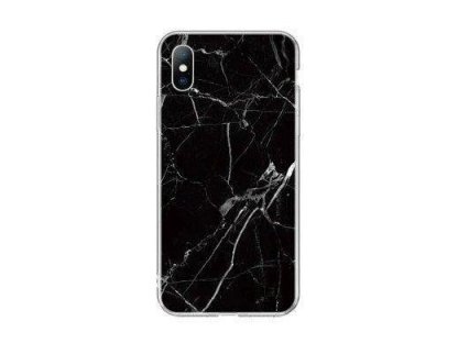 Marble gelové pouzdro mramorované Xiaomi Redmi 10X 4G / Xiaomi Redmi Note 9 černé