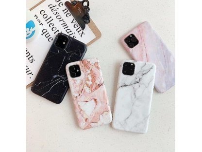 Marble gelové pouzdro mramorované Xiaomi Redmi 10X 4G / Xiaomi Redmi Note 9 černé