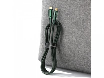 Mcdodo nabíjecí / datový kabel USB-C na USB-C 100W 2m, zelená