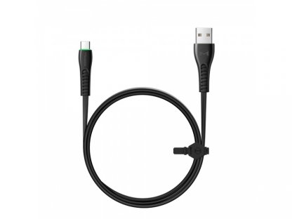 Mcdodo nabíjecí / datový kabel USB-C s LED světlem 1,8 m Flying Fish Series černá