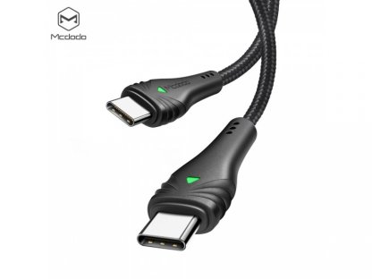 Mcdodo nabíjecí / datový kabel USB-C / USB-C 3A PD 1,5m Manta Series černá