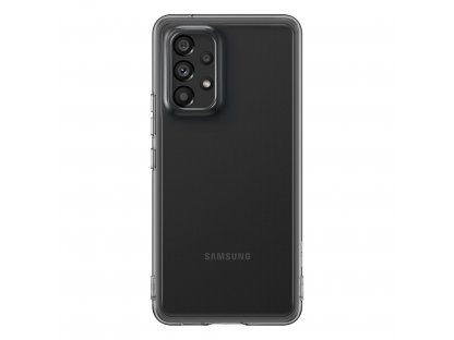 Měkké průhledné pouzdro pro Samsung Galaxy A53 5G černé (EF-QA536TBEGWW)