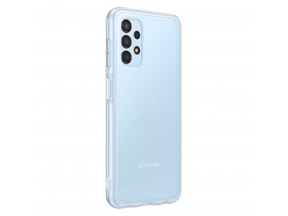 Měkký průhledný zadní kryt pro Samsung Galaxy A13 4G Transparentní (EF-QA135TTEGWW)