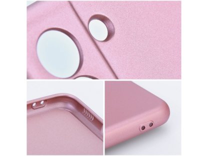 Pouzdro METALLIC pro IPHONE 15 - růžové