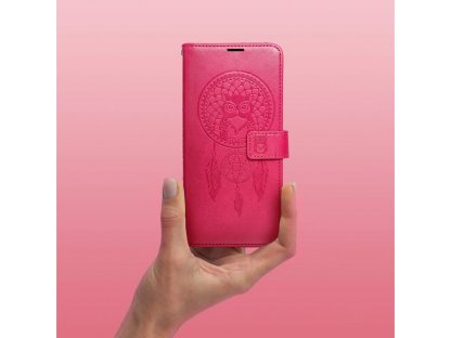 Knížkové pouzdro MEZZO pro IPHONE 15  - lapač snů magenta