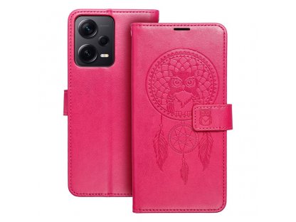 Knížkové pouzdro MEZZO pro XIAOMI Redmi NOTE 12 PRO Plus 5G dreamcatcher magenta