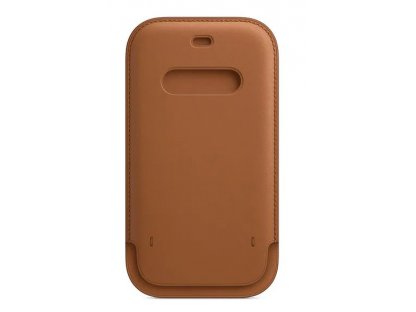 MHYC3ZM/A Leather Sleeve Kryt vč. MagSafe pro iPhone 12/12 Pro - hnědý