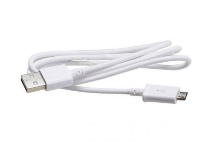 Micro USB datový kabel bílý