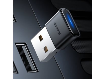 Mini Bluetooth 5.0 adaptér USB přijímač počítačový vysílač BA04 černý