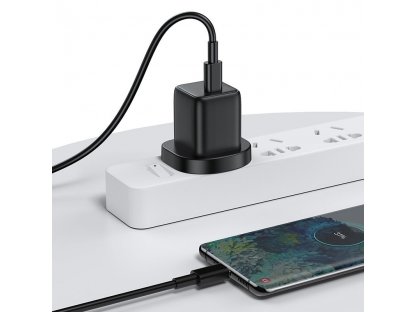 Mini inteligentní rychlonabíječka 25W černá UK plug L-P251 PD