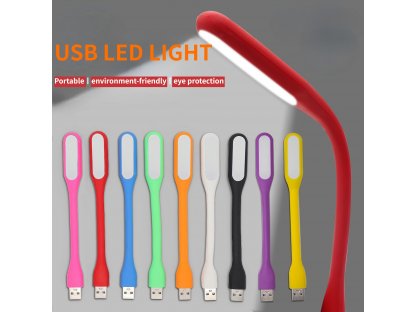 Mini LED lampa USB - světle modrá