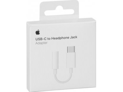 MU7E2ZM/A iPhone Type-C/3,5mm Adaptér White (EU Blister)