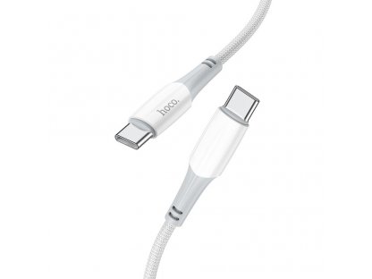 Napájecí kabel USB typ C na USB typ C PD60W 3A Ferry X70 bílý