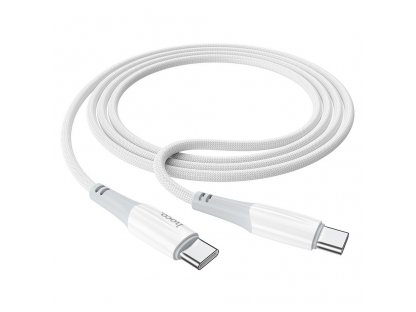 Napájecí kabel USB typ C na USB typ C PD60W 3A Ferry X70 bílý