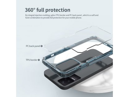 Nature TPU PRO Kryt pro Xiaomi Poco F4 5G modrý