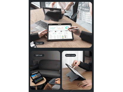Pouzdro s klávesnicí Nillkin Bumper Combo (Backlit Version) pro iPad Air 10.9 2020/Air 4/Air 5/Pro 11 2020/2021/2022 - černé
