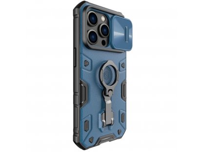 Nillkin CamShield Armor Pro Magnetické pouzdro s krytem fotoaparátu pro iPhone 14 Pro - modré 