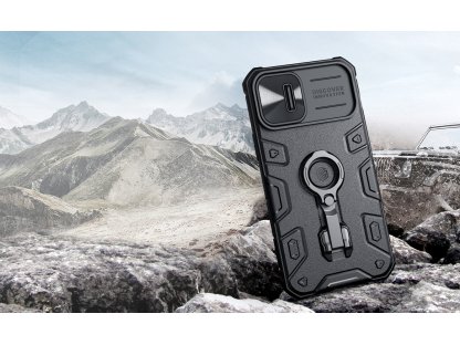 Nillkin CamShield Armor PRO Zadní Kryt pro Apple iPhone 14 Black