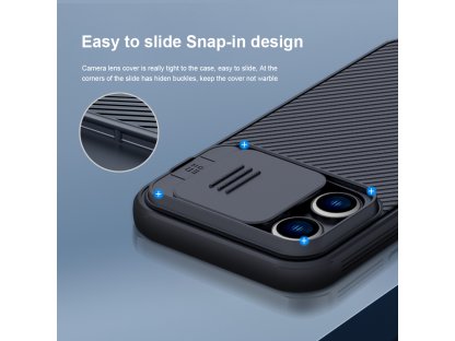 Nillkin CamShield Pro Magnetic Zadní Kryt pro Apple iPhone 14 PRO Black