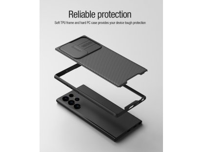 Nillkin CamShield PRO Magnetic Zadní Kryt pro Samsung Galaxy S22 Ultra Black