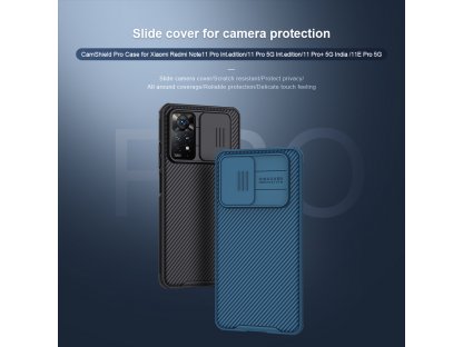 Nillkin CamShield PRO Zadní Kryt pro Xiaomi Redmi Note 11 Pro/11 Pro 5G Black