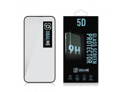 Tvrzené Sklo OBAL:ME 5D pro Apple iPhone 15 Plus - černé