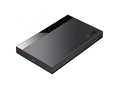 Ochranné pouzdro pro HDD SSD SATA 2,5'' USB 3.2 Gen 1 (5 Gb/s) USB Type C + kabel černý (CAYPH-B01)