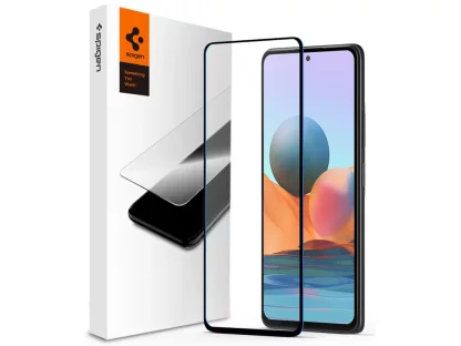 Ochranné sklo Spigen na Xiaomi Redmi Note 10 Pro černé