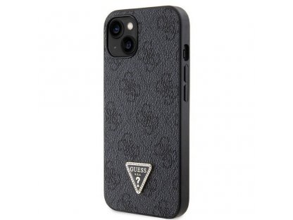 Original faceplate case GUESS GUHCP14SP4TDSCPK for iPhone 14 (Metal Logo Starss Crossbody / black)