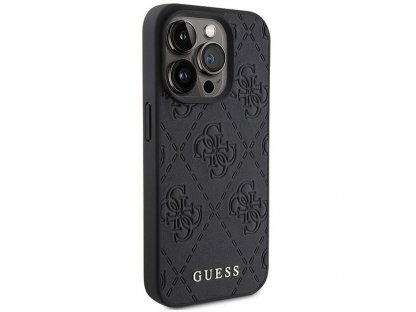 Original faceplate case GUESS GUHCP15LP4EPMK for iPhone 15 PRO (Quilted 4G Classic / black)