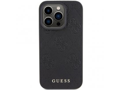 Original faceplate case GUESS GUHCP15LP4EPMK for iPhone 15 PRO (Quilted 4G Classic / black)