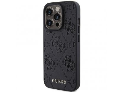 Original faceplate case GUESS GUHCP15LP4EPMK for iPhone 15 PRO (Quilted 4G Classic / black)