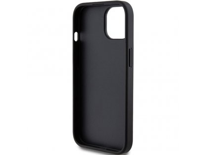 Original faceplate case GUESS GUHCP15MHG4SGK for iPhone 15 PLUS (Fixed Glitter Big 4G / black)