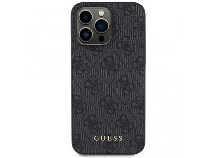 Original faceplate case GUESS GUHCP15XG4GFGR for iPhone 15 PRO MAX (4G Metal Logo / grey)