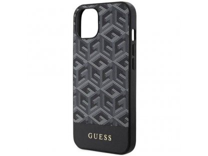 Originální pouzdro GUESS MAG GCUBE pro iPhone 14 - hnědé