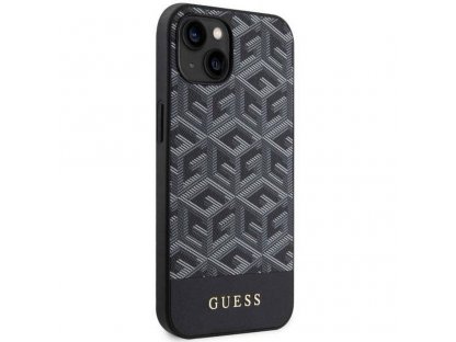 Originální pouzdro GUESS MAG GCUBE pro iPhone 14 - hnědé